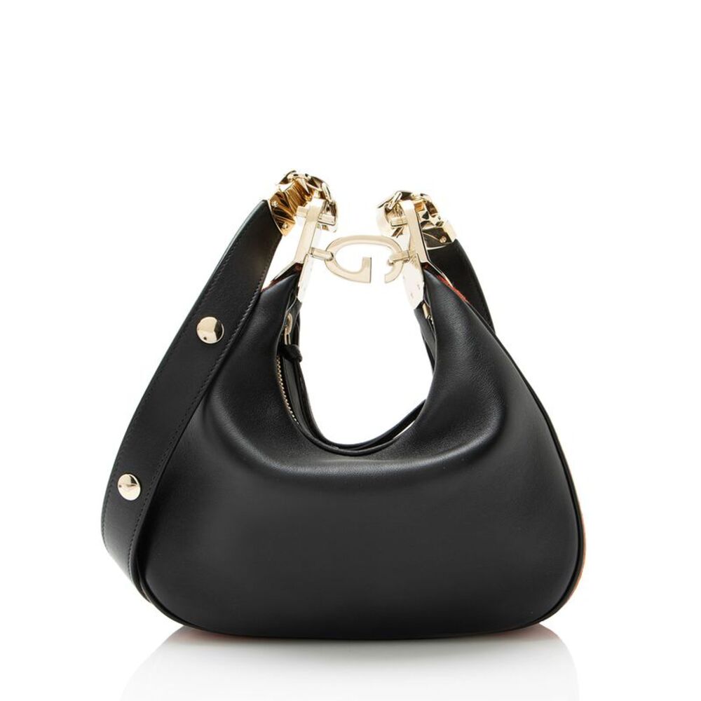 Gucci Leather Web Attache Small Shoulder Bag